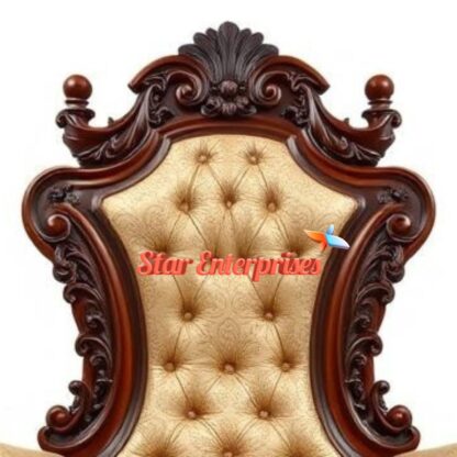 Star Enterprises Wooden Luxury King Size Chair CHR-040 - Image 3