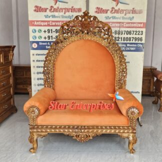 Wooden Maharaja Guruji Chair Design