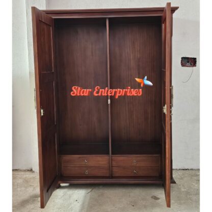 Star Enterprises Wooden Premium-Quality Almirah ALM-047 - Image 3