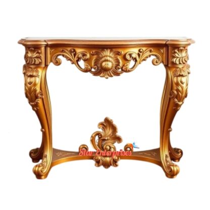 Star Enterprises Wooden Royal Handcrafted Console Table CNSL-086 - Image 3