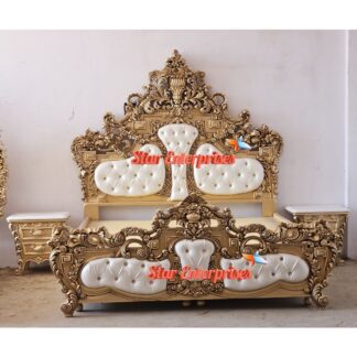 Wooden Royal Maharaja Bed