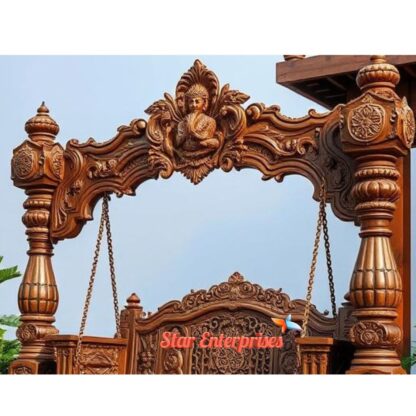 Star Enterprises Wooden Tradition Carved Swing SWG-045 - Image 3