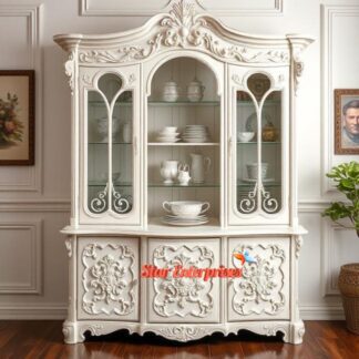 Classic Wooden Crockery Unit