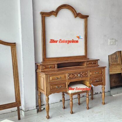 Star Enterprises Elegant Wooden Classic Dressing Table DRSR-057 - Image 2