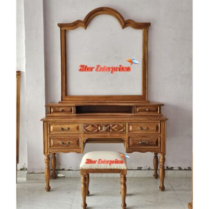 Star Enterprises Elegant Wooden Classic Dressing Table DRSR-057 - Image 4