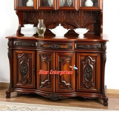 Star Enterprises Handcrafted Wooden Crockery Unit CKR-060 - Image 3