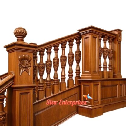 Star Enterprises Solid Wood Railing Pillars PIL-060 - Image 2