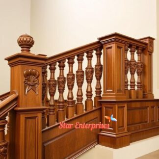 Solid Wood Railing Pillars