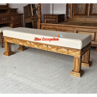 Stylish Teak Wood Bed Bench
