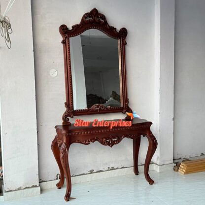 Teak Wood Antique Console Table