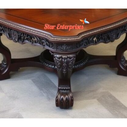 Star Enterprises Teak Wood Modern Style Center Table TBL-062 - Image 3