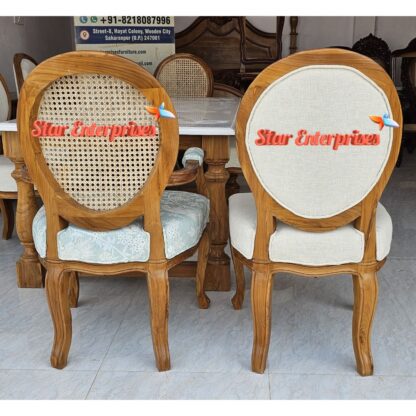 Star Enterprises Teak Wood Modern Style Dining Chairs DNGCHR-050 - Image 4