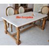 Star Enterprises Teak Wood Modern Style Dining Table DNG-082 - Image 4