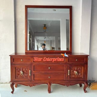 Teak Wood Modern Style Dressing Table