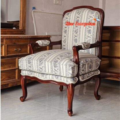 Star Enterprises Wooden Classic Sleek Bedroom Chairs BDCH-088 - Image 7