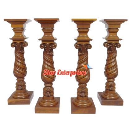 Star Enterprises Wooden Classic Railing Pillars PIL-065 - Image 2