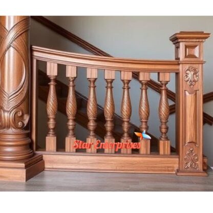 Star Enterprises Wooden Classic Railing Pillars PIL-062 - Image 3