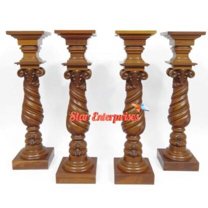 Wooden Classic Railing Pillars