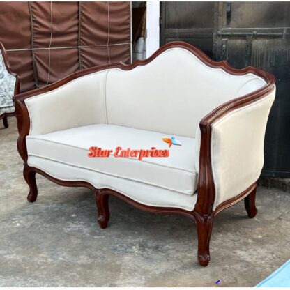 Star Enterprises Wooden Classic Sleek Pattern Sofa SOFA-0118 - Image 3
