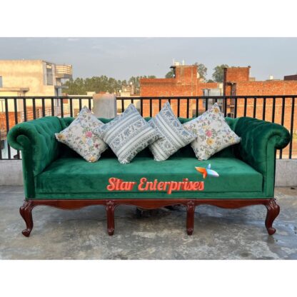 Star Enterprises Wooden Classic Sleek Pattern Sofa Set SOFA-0116 - Image 8