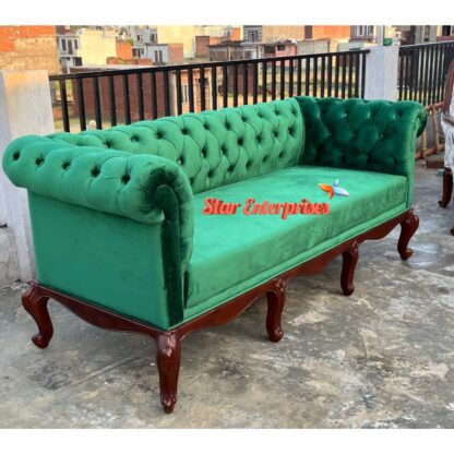 Star Enterprises Wooden Luxury Chesterfield Sofa SOFA-0117 - Image 2