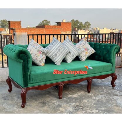 Star Enterprises Wooden Luxury Chesterfield Sofa SOFA-0117 - Image 3