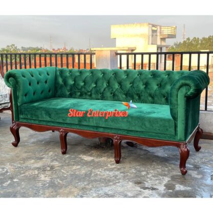Star Enterprises Wooden Luxury Chesterfield Sofa SOFA-0117 - Image 5
