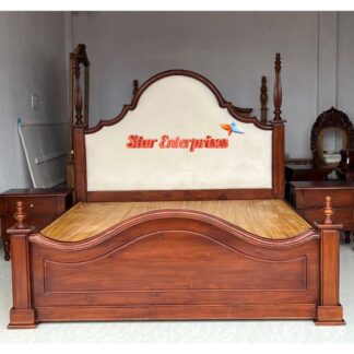 Wooden Luxury Classical Double Bed