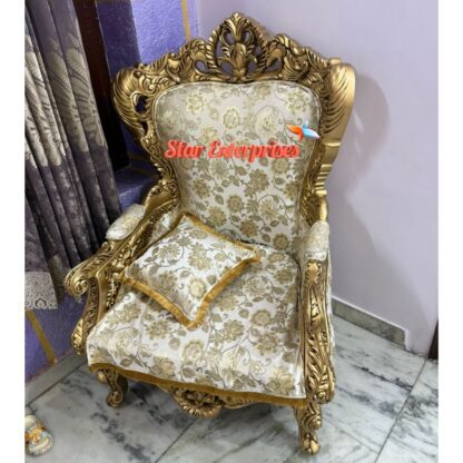 Star Enterprises Wooden Luxury Handcrafted Chair BDCH-089 - Image 2