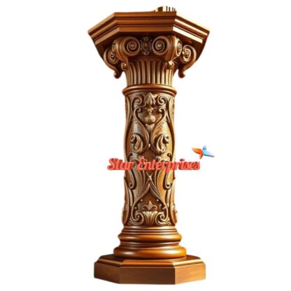 Star Enterprises Wooden Luxury Master Pillar PIL-063 - Image 2