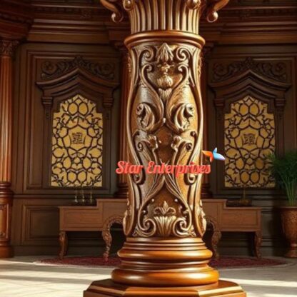 Star Enterprises Wooden Luxury Master Pillar PIL-063 - Image 3