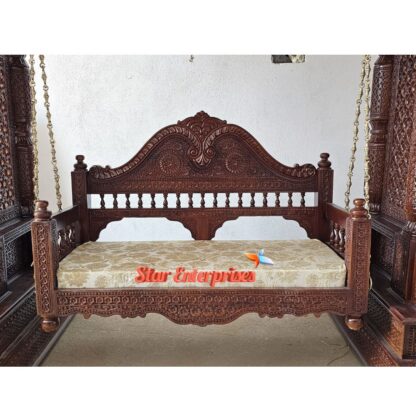 Star Enterprises Wooden Maharaja Classical Swing Design SWG-046 - Image 6
