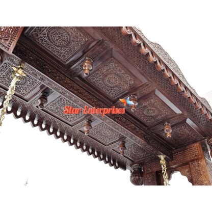 Star Enterprises Wooden Maharaja Classical Swing Design SWG-046 - Image 7