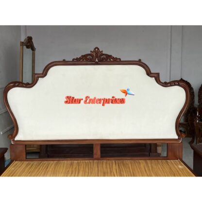 Star Enterprises Wooden Sleek Design Double Bed BD-0143 - Image 6