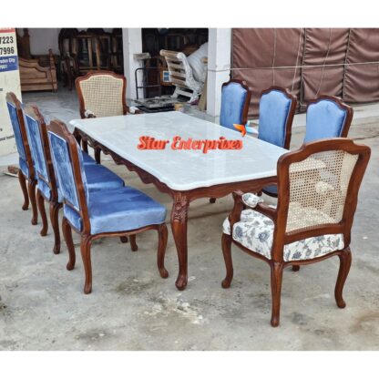 Star Enterprises Wooden Sleek Design Modern Dining Table Set DNG-083 - Image 5
