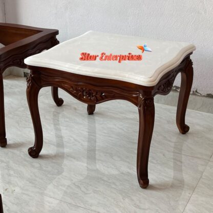 Star Enterprises Wooden Sleek Pattern Table Collection TBL-067 - Image 2