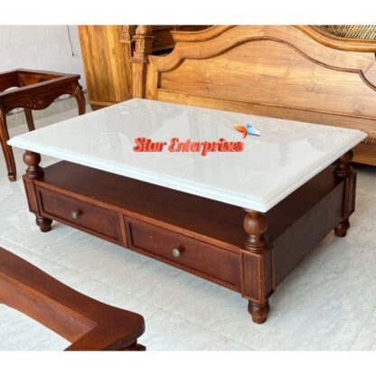 Star Enterprises Wooden Sleek Pattern Table Collection TBL-067 - Image 6