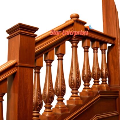 Star Enterprises Wooden Modern Style Stair Pillars PIL-064 - Image 2