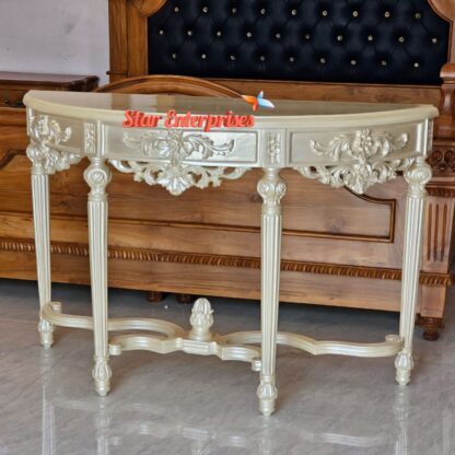 Star Enterprises Wooden Antique Carved Console Table CNSL-092 - Image 2