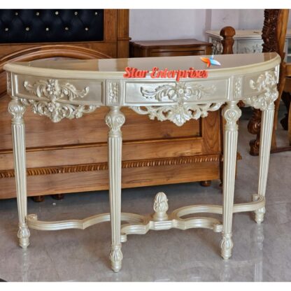 Star Enterprises Wooden Antique Carved Console Table CNSL-092 - Image 4