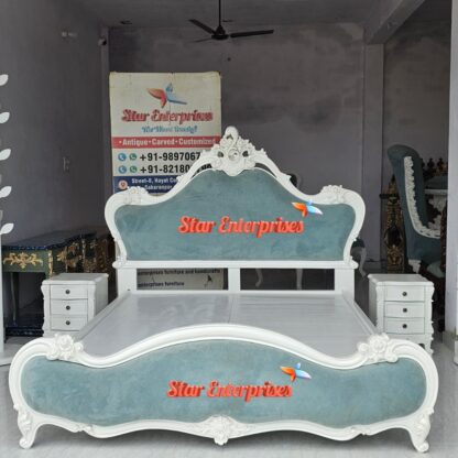 Wooden Classic Sleek Bed Design