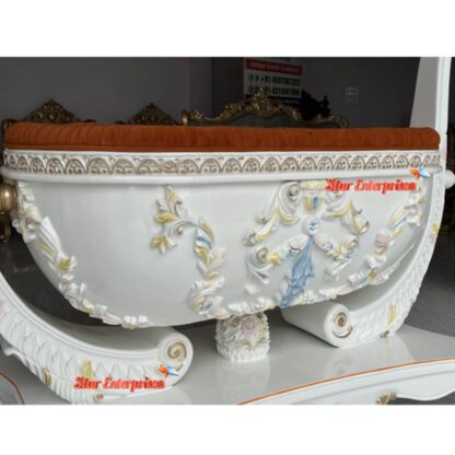 Star Enterprises Wooden Luxury Baby Cradle (Palna) SWG-047 - Image 2