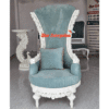 Wooden Maharaja Carved High Back Chair