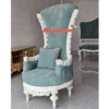 Star Enterprises Wooden Maharaja Carved High Back Chair BDCH-090 - Image 4