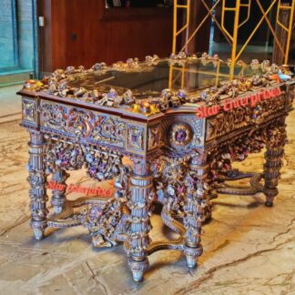 Wooden Royal Carved Decorative Center Table