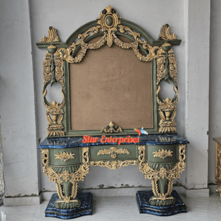 Wooden Royal Heavy Carved Dressing Table