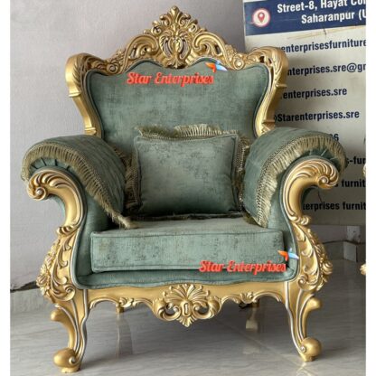 Star Enterprises Wooden Royal Sofa Set Design SOFA-0119 - Image 5