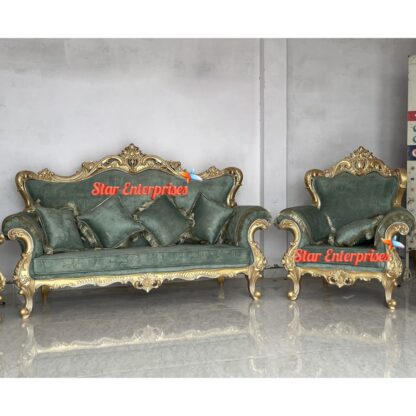 Star Enterprises Wooden Royal Sofa Set Design SOFA-0119 - Image 6