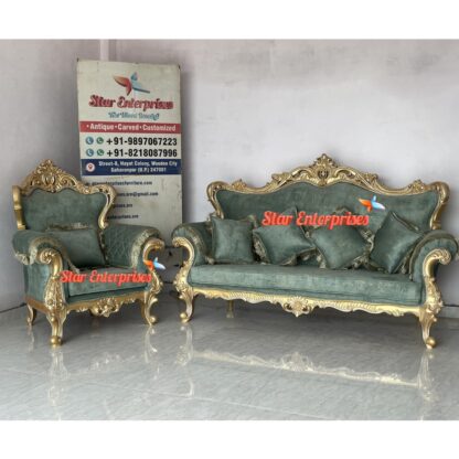 Star Enterprises Wooden Royal Sofa Set Design SOFA-0119 - Image 7
