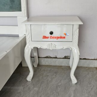 Wooden Sleek Design Bedside Table